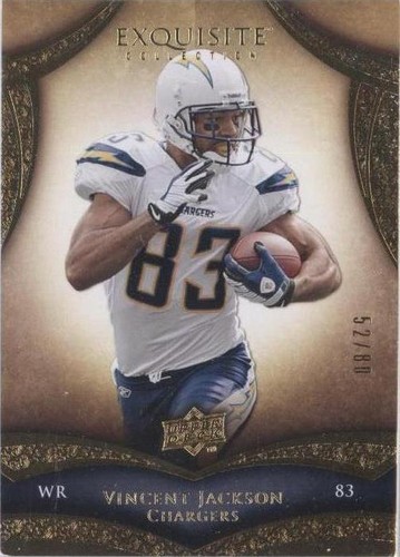2009 Upper Deck Exquisite Collection Vincent Jackson #93
