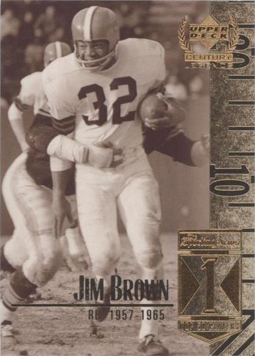 1999 Upper Deck Century Legends Jim Brown #1