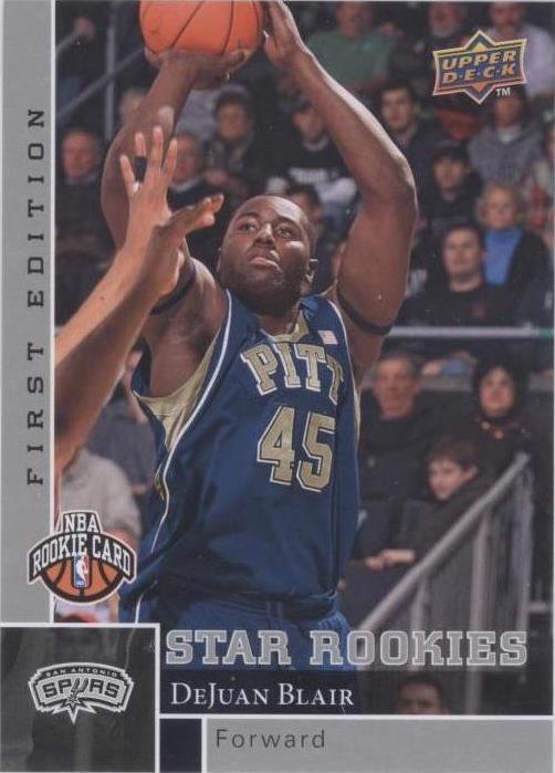 Primera edición de cubierta superior 2009-10 - DeJuan Blair #182