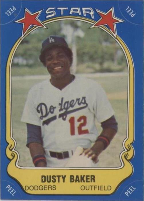 Pegatinas Fleer Star 1981 - Dusty Baker #62
