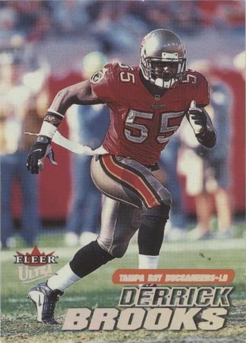 2001 Fleer Ultra Derrick Brooks #165