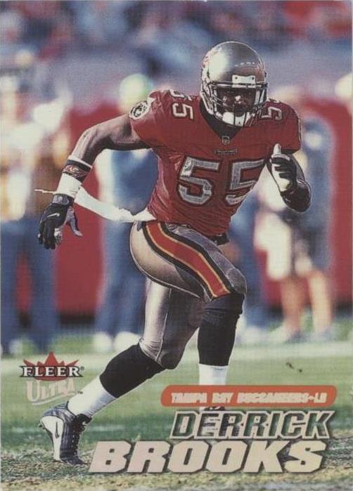 2001 Fleer Ultra Derrick Brooks #165
