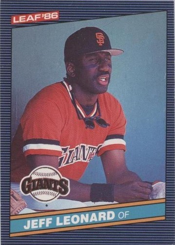 1986 Leaf Canadian - Jeffrey Leonard #74