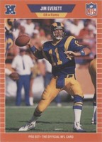 1989 Pro Set Jim Everett #199