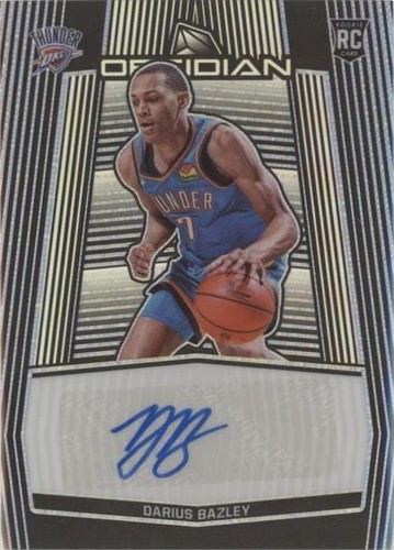 2019-20 Panini Obsidian - Darius Bazley #RA-DBZ