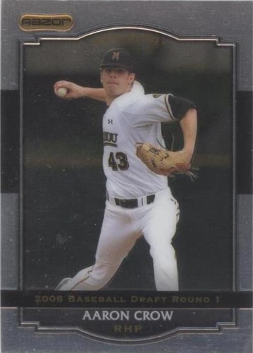 2008 Razor Signature Series Metal - Aaron Crow #BA-AC