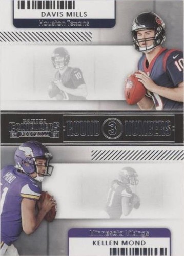 2021 Panini Contenders Davis Mills Kellen Mond #RN-DMI