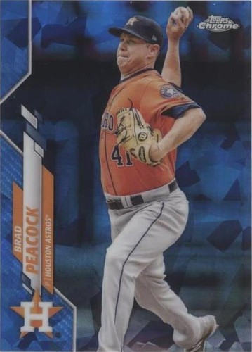 2020 Topps Chrome Update Series Sapphire Edition - Brad Peacock #U-115