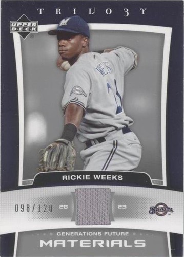 2005 Upper Deck Trilogy - Rickie Weeks #FU-RW