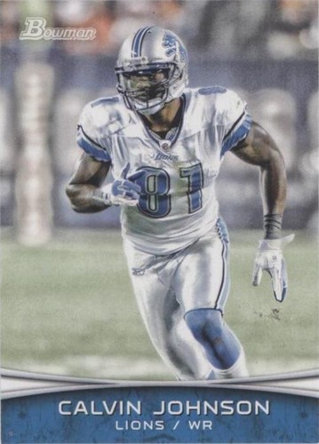 2012 Bowman Calvin Johnson #20