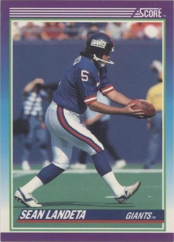 1990 Score Sean Landeta #175