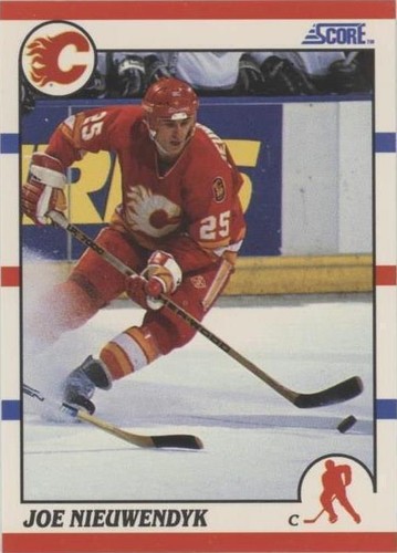 1990-91 Score 100 Hottest Players and Rising Stars - Joe Nieuwendyk #45