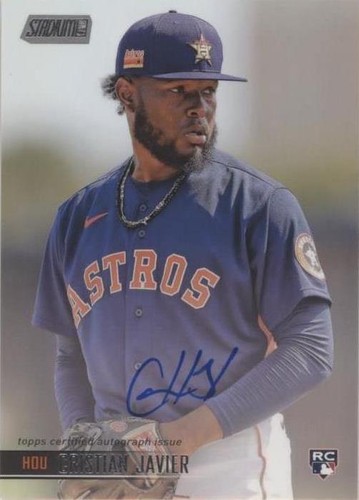 2021 Topps Stadium Club - Cristian Javier #SCBA-CJ