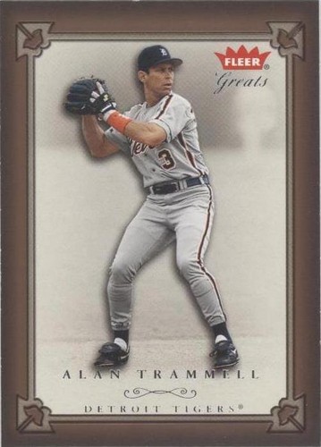 2004 Fleer Greats of the Game - Alan Trammell #34
