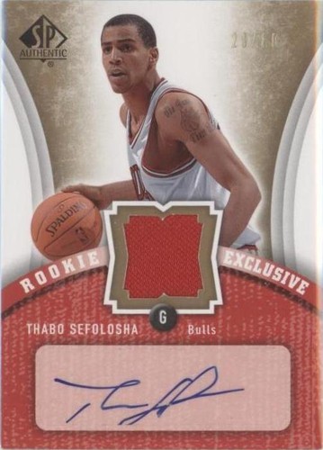 2006-07 SP Authentic - Thabo Sefolosha #RE-TS