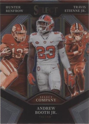 2022 Panini Select Draft Picks Andrew Booth Jr. Hunter Renfrow Travis Etienne #SC-CLE