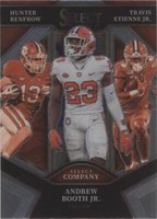 2022 Panini Select Draft Picks Andrew Booth Jr. Hunter Renfrow Travis Etienne #SC-CLE