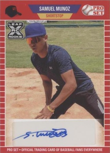 2021 Leaf Pro Set Baseball Blaster - Samuel Munoz #PS-SM1