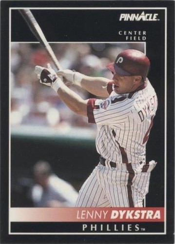 1992 Pinnacle - Lenny Dykstra #12