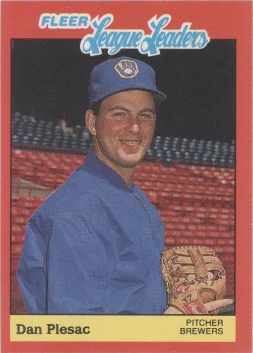 Líderes de la Liga de Béisbol Fleer 1989 - Dan Plesac #29