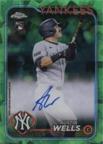 2024 Topps Chrome Sapphire Edition - Austin Wells #CSA-AW