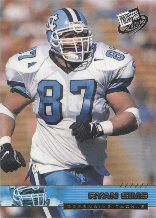 2002 Press Pass Ryan Sims #G43