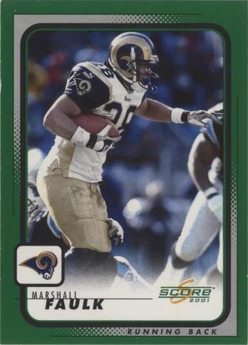 2001 Score Marshall Faulk #190