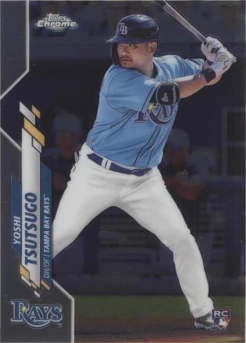 googooページ Yoshi Tsutsugo Rookie Pink Wave Refractor 2020 Topps Chrome