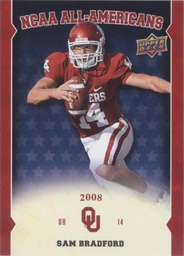 2011 Upper Deck University of Oklahoma Sam Bradford #AA-SB
