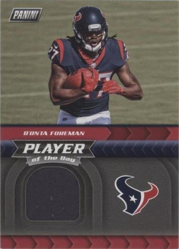 2017 Panini Player of the Day D'onta Foreman #DF