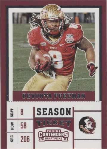 2017 Panini Contenders Draft Picks Devonta Freeman #29