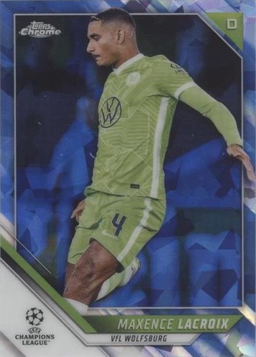 2021-22 Topps Chrome UCL Sapphire Edition Maxence Lacroix #48