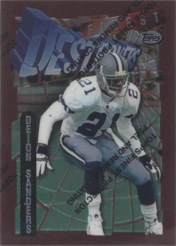 1996 Topps Finest Deion Sanders #151