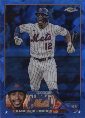 2023 Topps Chrome Sapphire Edition - Francisco Lindor #450