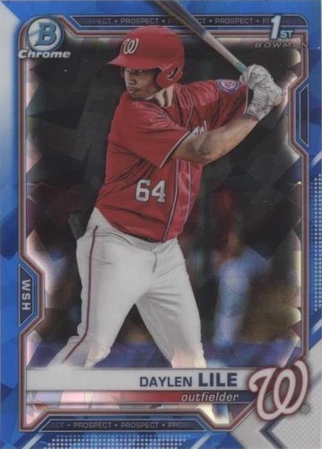 2021 Bowman Chrome Draft Sapphire Edition - Daylen Lile #BDC-18