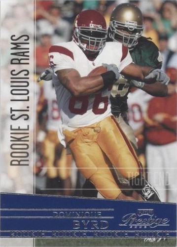 2006 Playoff Prestige Dominique Byrd #185