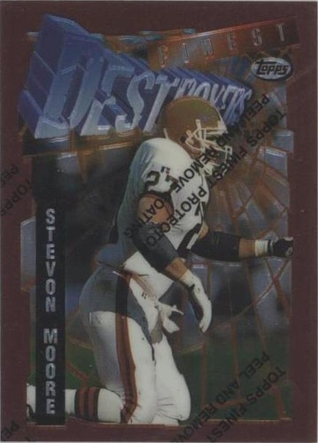 1996 Topps Finest Stevon Moore #79