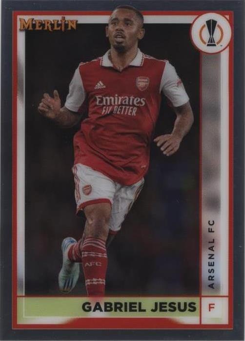 2022-23 Topps Merlin UEFA Club Competitions Gabriel Jesus #16