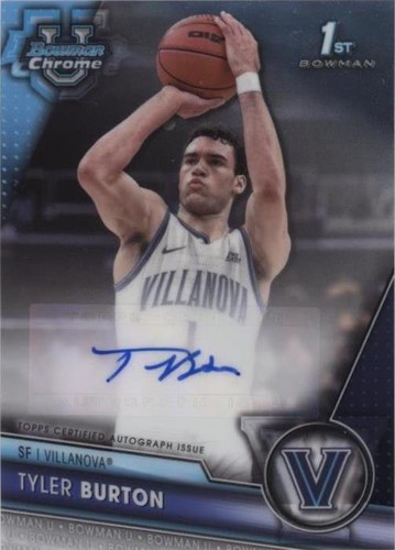 2023-24 Bowman University Chrome - Tyler Burton #BCPA-TYB