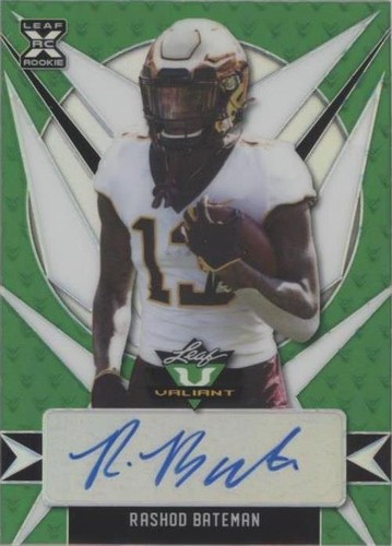 2021 Leaf Valiant Rashod Bateman #BA-RB2