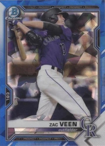 2021 Bowman Sapphire Edition - Zac Veen #BCP-3