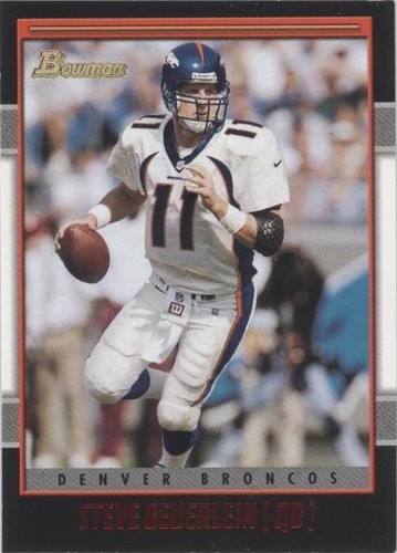 2001 Bowman Steve Beuerlein #77