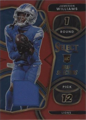 2022 Panini Select Jameson Williams #DS-8