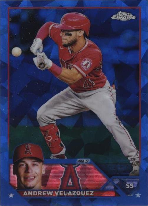 2023 Topps Chrome Sapphire Edition - Andrew Velazquez #605