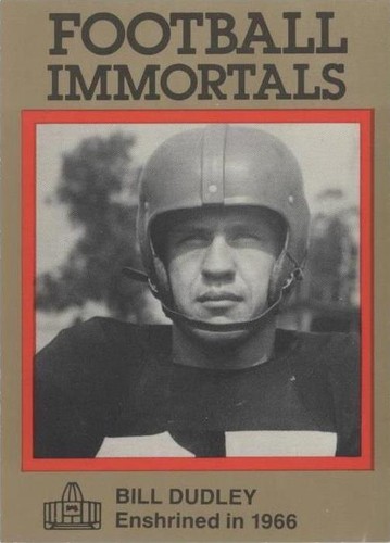 1985-88 Football Immortals Bill Dudley #37