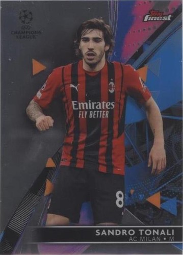 2021-22 Topps Finest UCL Sandro Tonali #49