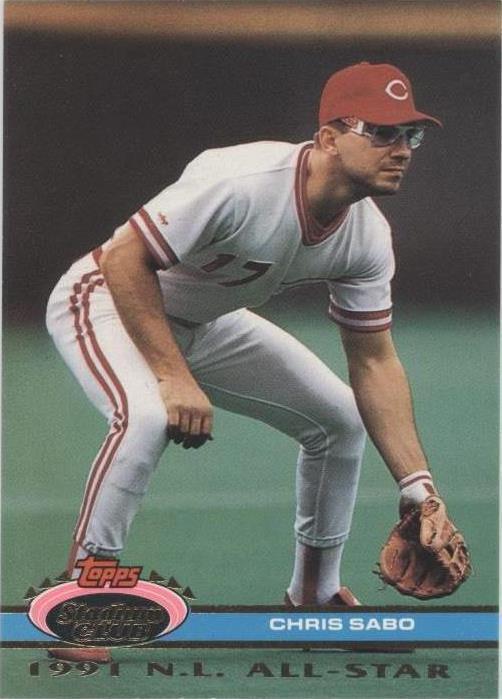 1991 年 Topps 体育场俱乐部 Skydome - Chris Sabo #160