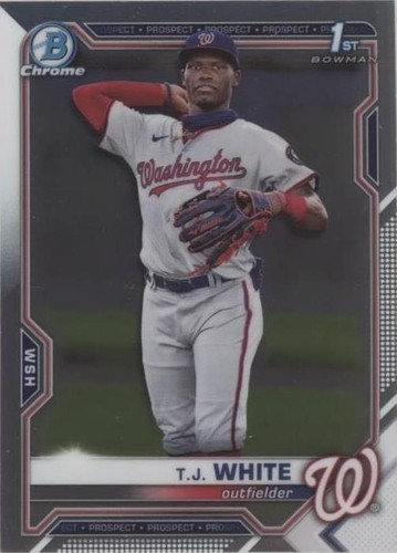 2021 Bowman Draft - T.J. White #BDC-157