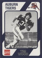 1989 Collegiate Collection Auburn Tigers Tim Wood #539