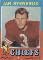 1971 Topps Jan Stenerud #61